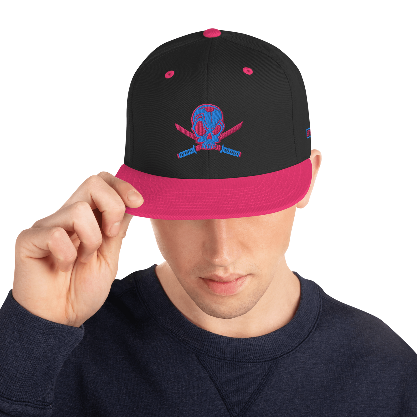 GrymSkulll Jolly Roger Snapback Hat