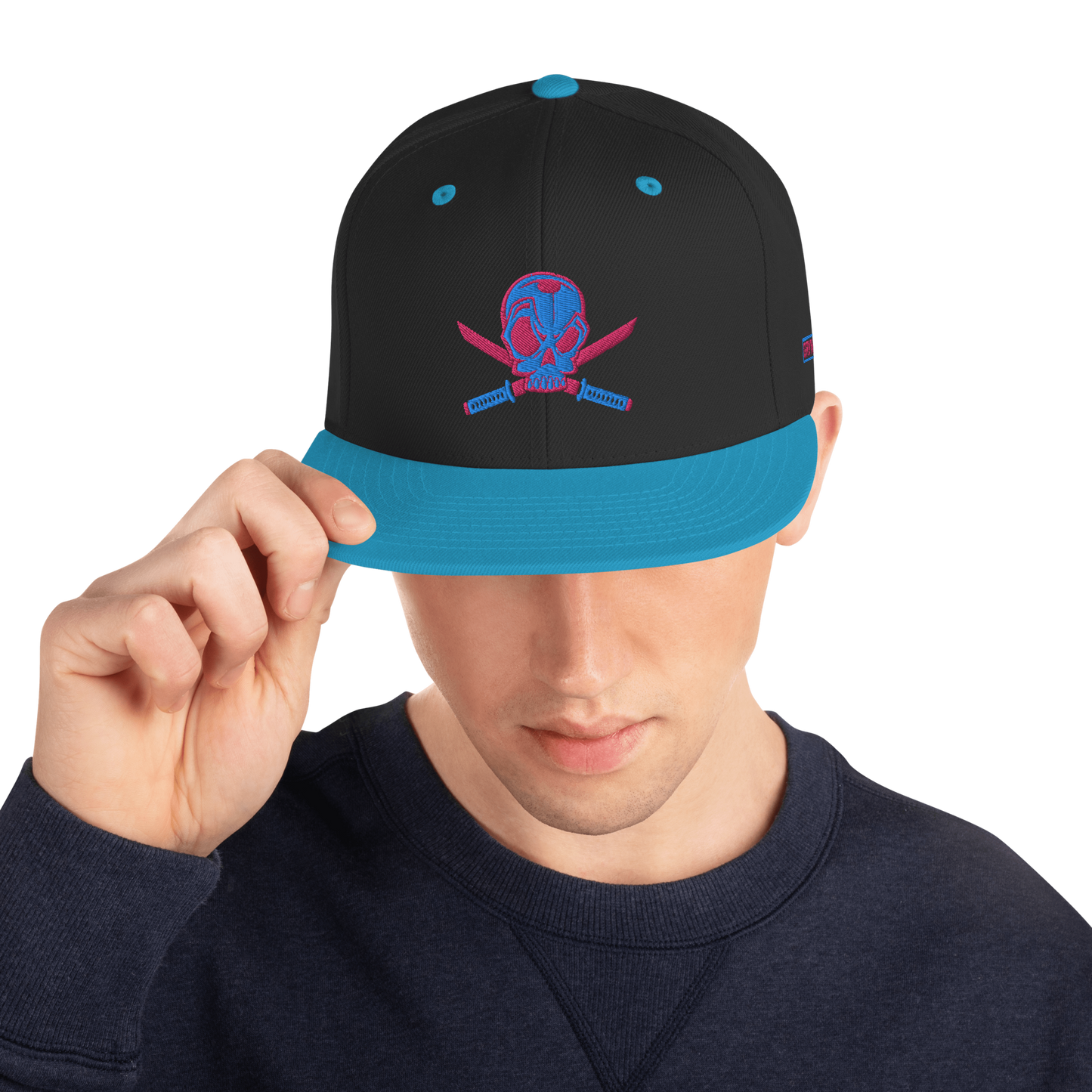 GrymSkulll Jolly Roger Snapback Hat
