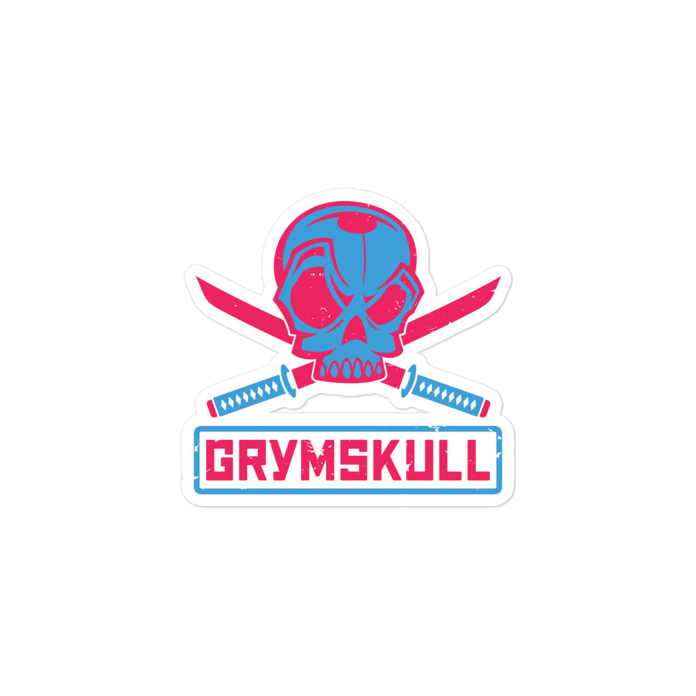 GrymSkull Bubble-free stickers