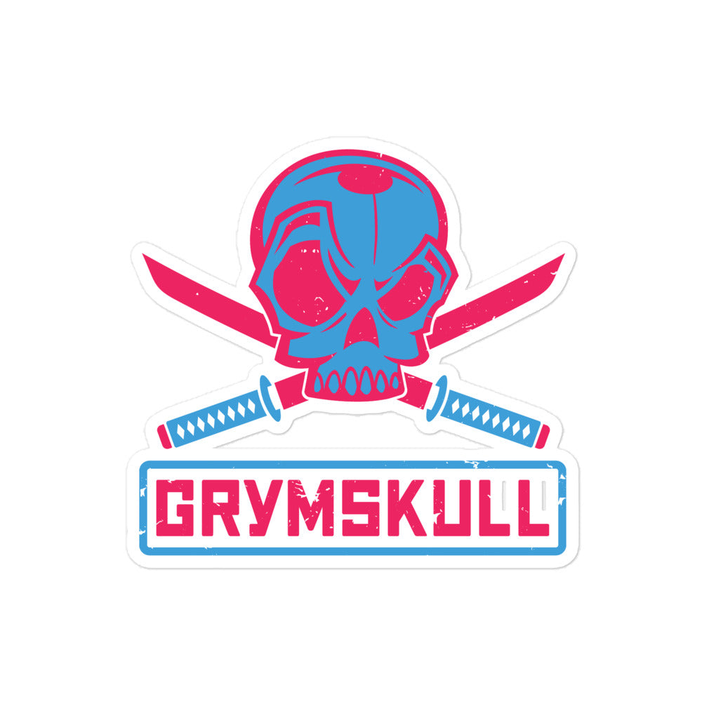 GrymSkull Bubble-free stickers