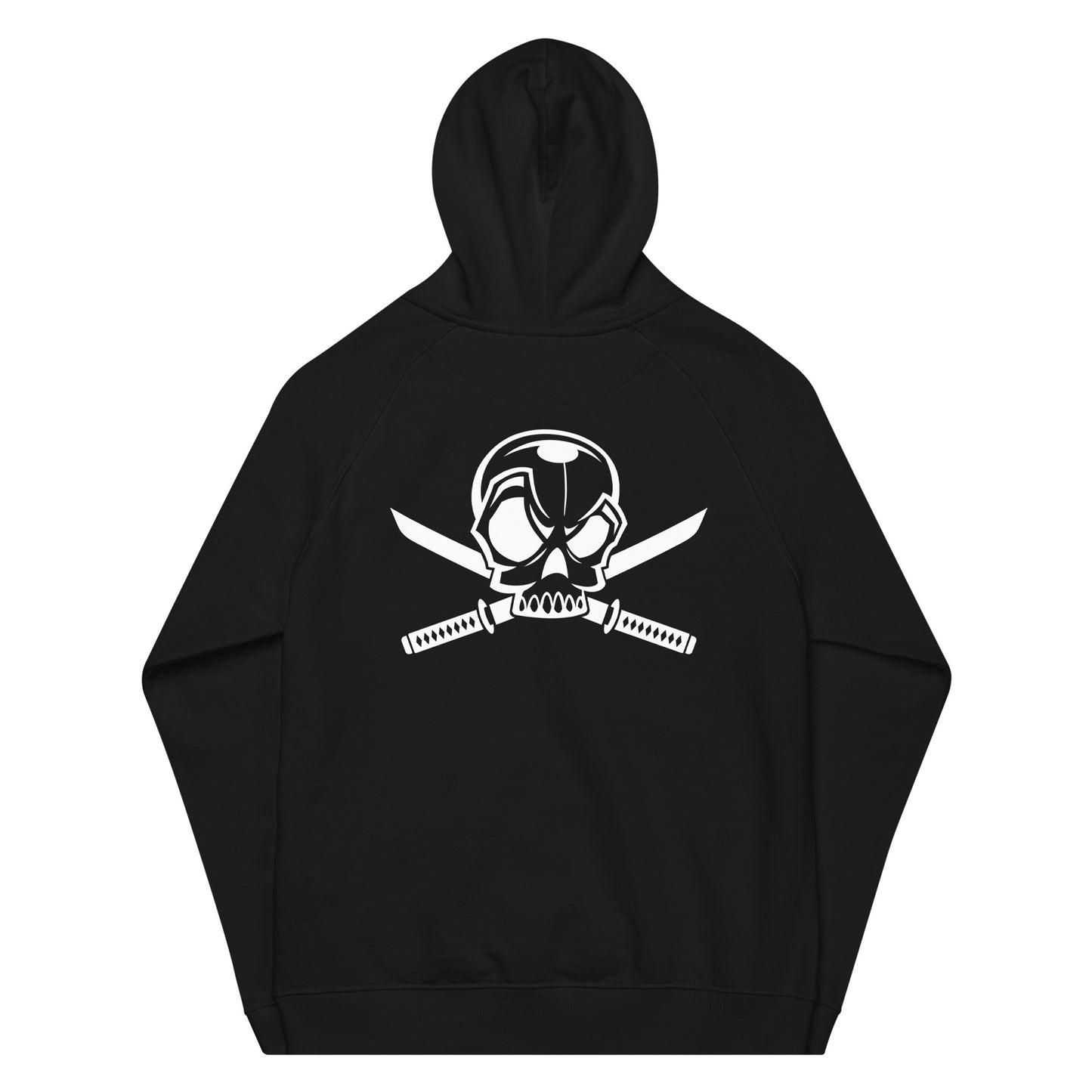 Grym Jolly Roger Unisex eco raglan hoodie