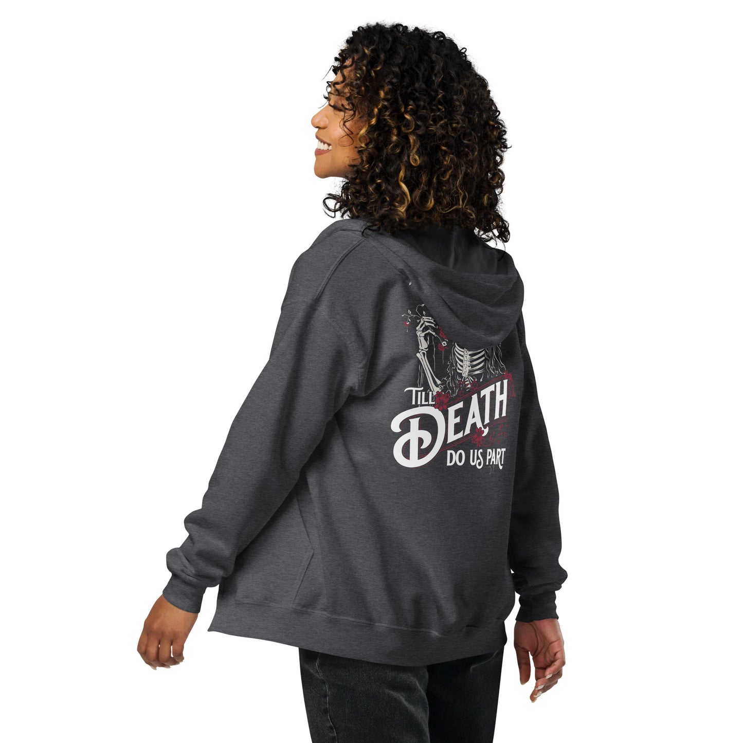 Till Death Do Us Part #1 Unisex heavy blend zip hoodie