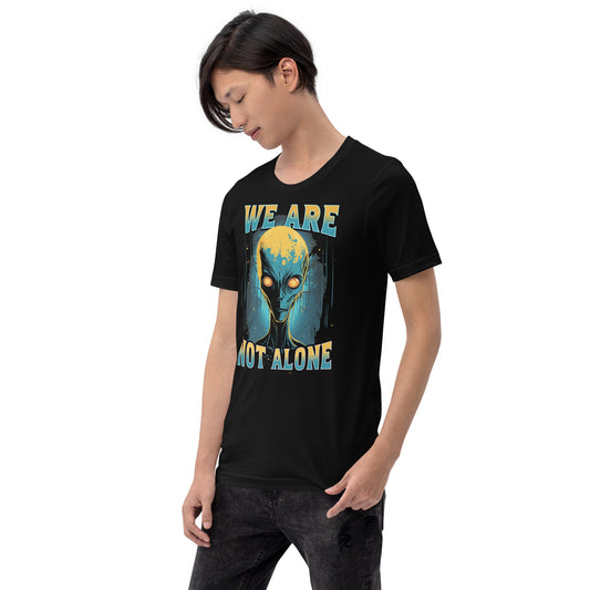 We're Not Alone - Retro Alien Tee