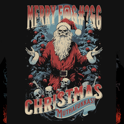 Merry F@&#?&G Xmas Unisex Short Sleeve T-shirt