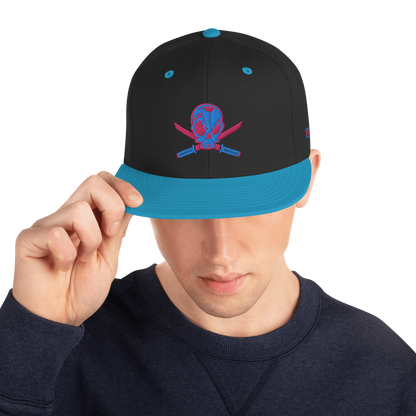 GrymSkulll Jolly Roger Snapback Hat