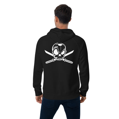 Grym Jolly Roger Unisex eco raglan hoodie