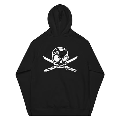 Grym Jolly Roger Unisex eco raglan hoodie