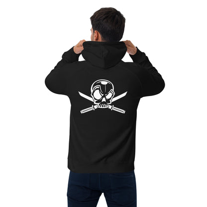 Grym Jolly Roger Unisex eco raglan hoodie