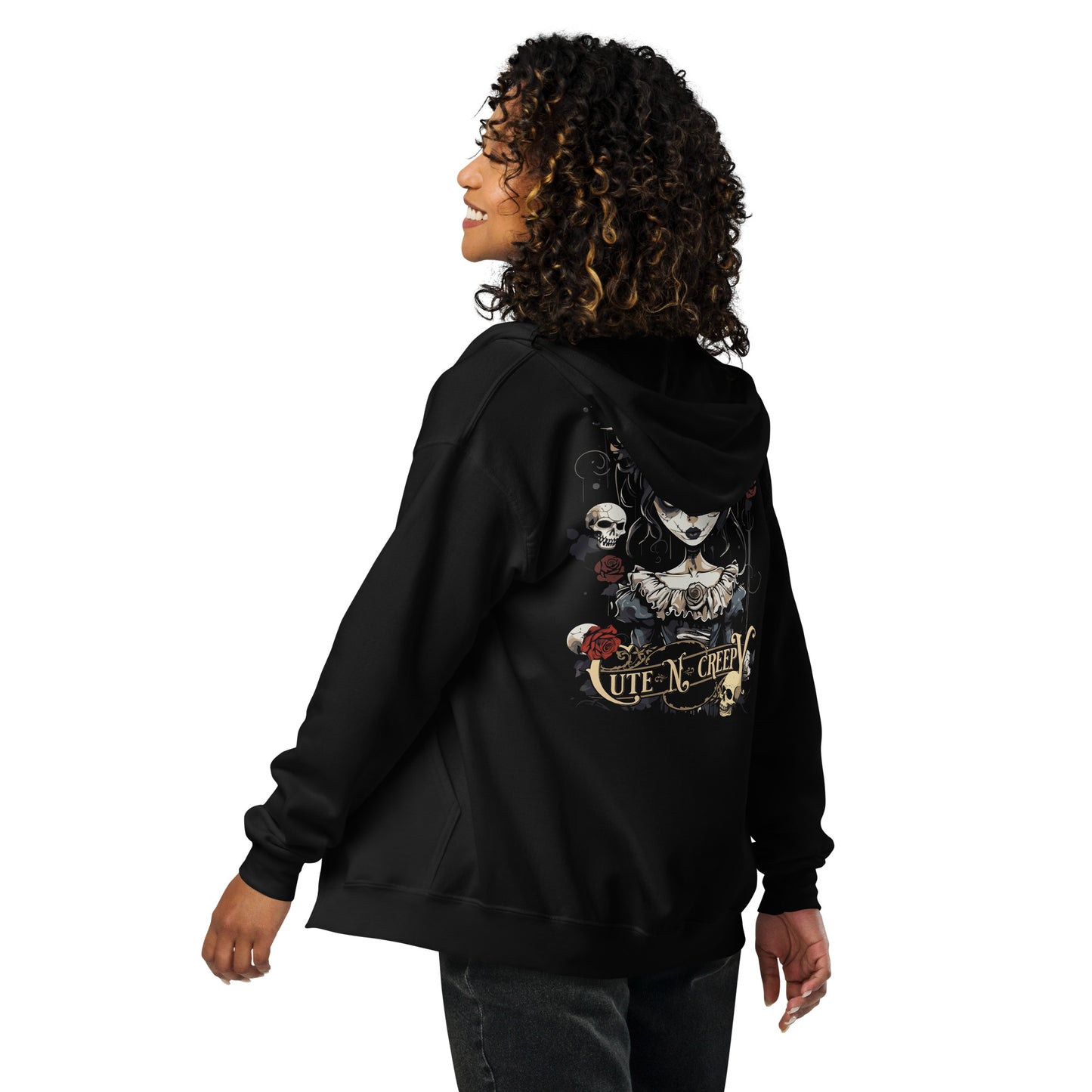 Sweet Flora Unisex heavy blend zip hoodie