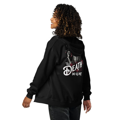 Till Death Do Us Part #1 Unisex heavy blend zip hoodie