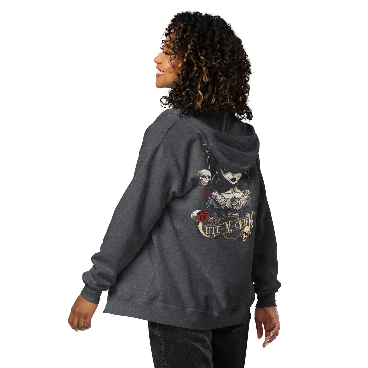 Sweet Flora Unisex heavy blend zip hoodie