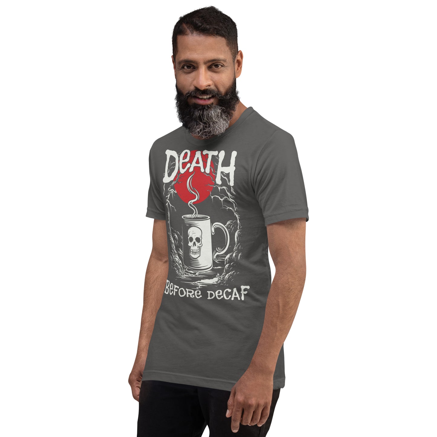 Death Before Decaf #2 Unisex Short Sleeve T-shirt